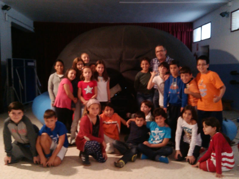 El Planetario en Otoño - Actividad en CEIP Arias Montano 